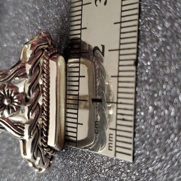 Sterling Silver 925 Illusion Setting Ring - Picture 5 of 7